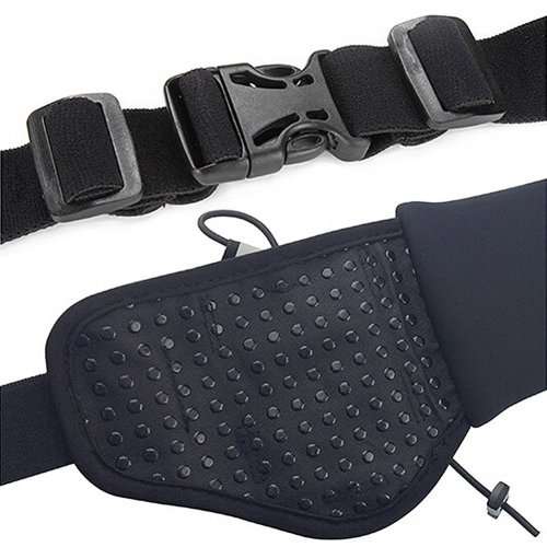 ROMIX® Lumbar Running Belt With 2 Water Bottles Holder-Polyamide Lycra Unisex Runners Waist Pack
