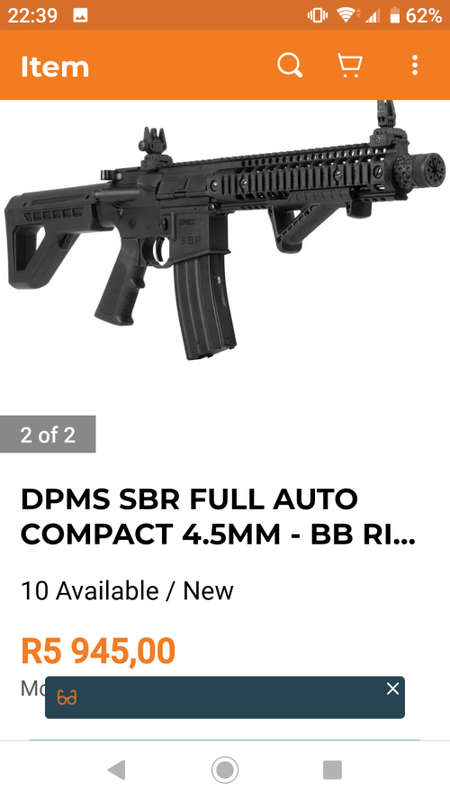 Crossman dpms SBR 4.5mm M4