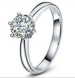 GENUINE 925 SILVER, Genuine Austria Crystal Solitaire 3 LAYER PLATINUM PLATED