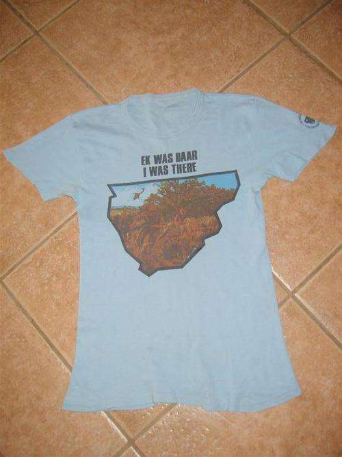 TSHIRT COMMEMORATING SERVICE IN SWA / ANGOLA