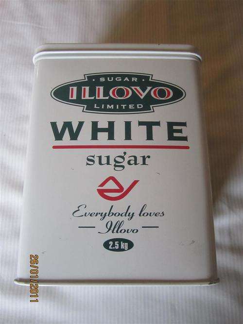 EMPTY ILLOVO 2,5KG SUGAR TIN