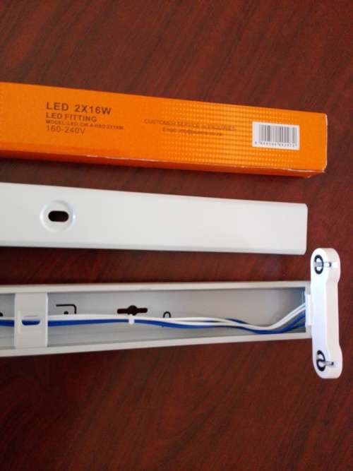 Ausma Double Open Channel  LED Tube Fitting For T8 - 1.2m(4Ft) Led Tube