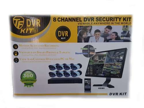 'NEW' 8 Channel CCTV Kit 1500TVL + Remote Viewing