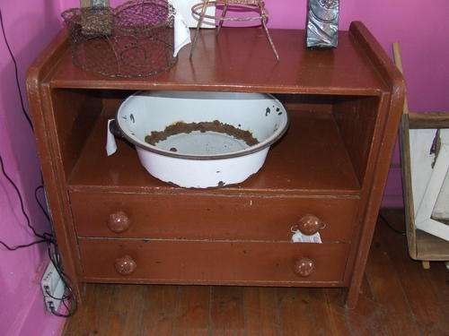 retro drawer and shelf unit
