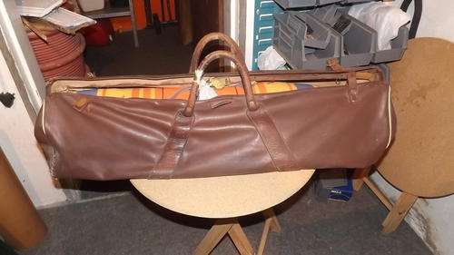 Old Leather Cricket Bag