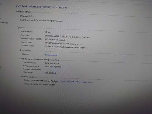 I7 Desktop for sale