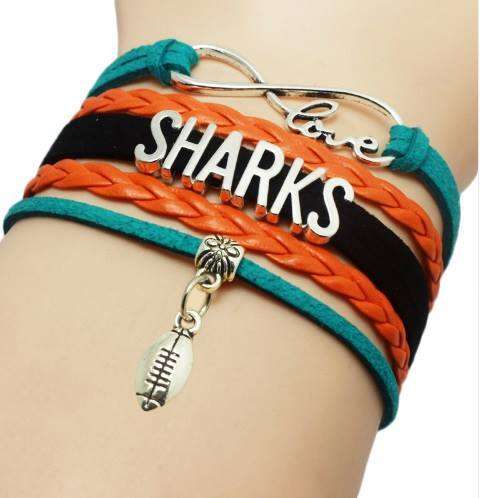 SHARKS SUPPORTERS Shark multi layer bracelet