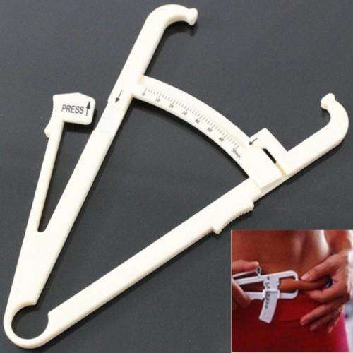Caliper body fat tester with instructions