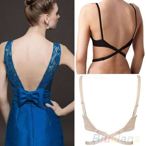 cross over bra strap that attaches to your bra!! sz 32-34 ITEM AVAILABLE IN BEIGE ONLY