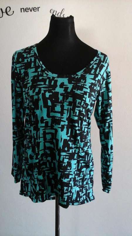 Teal top for summer evenings sz34 and 38 (you can choose)  -------- 14 days to pay!!!