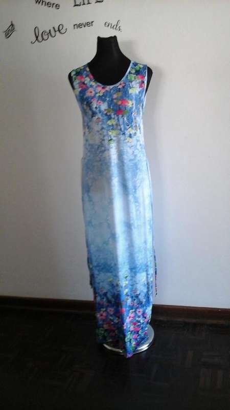 Sunny summer dress bubbly blue sz34  ------- 14 days to pay!!!