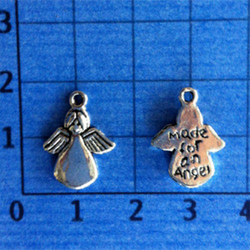 Angel Charm (Nickel) - 10 pieces