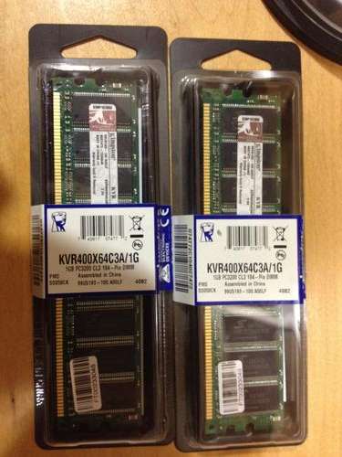 2x Kingston 1GB PC3200