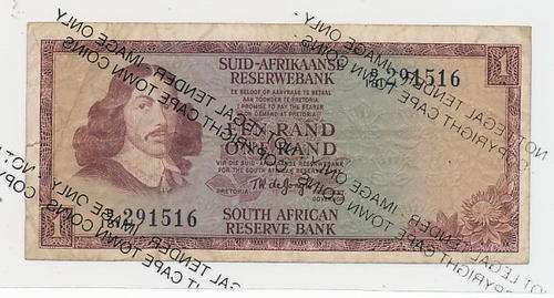 T.W. DeJongh R1 banknote as per scan