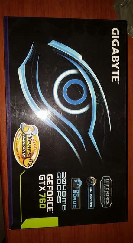 Geforce GTX 760 graphics card