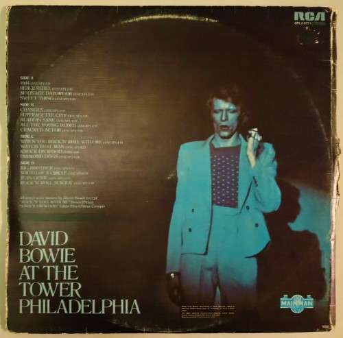 David Bowie - David Live - Vinyl Double LP - RCA - USA Hollywood - 1974 - CPL20771 - G/VG