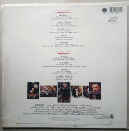 Madonna - Who's That Girl -Sire Records - UK & Europe 1987 - VG+/VG+