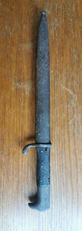 Erfurt kS98 Bayonet with leather grips.