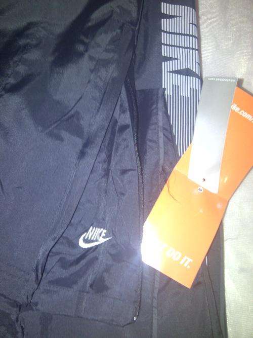 stunning nike trackpants navy blue size L