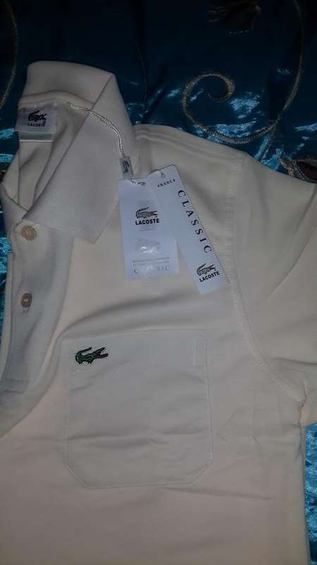 Stunning Cream Lacoste Golfer Medium