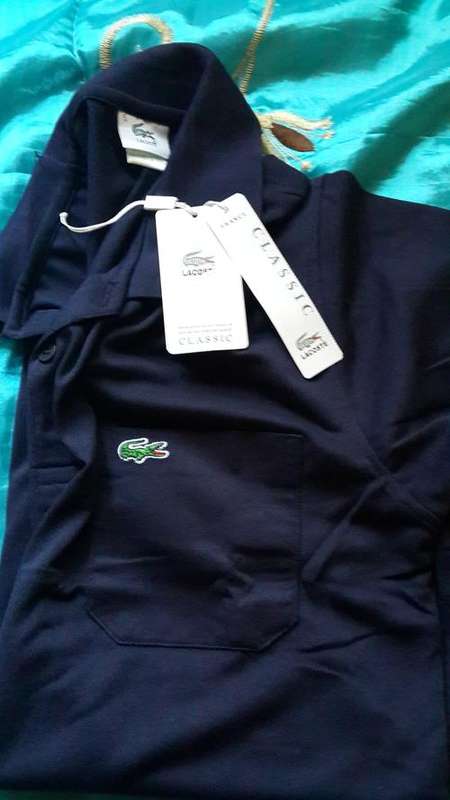 Stunning Navy Blue Lacoste Golfer Medium