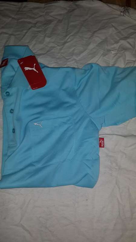 Stunning Light Blue Puma Golfer Extra Large