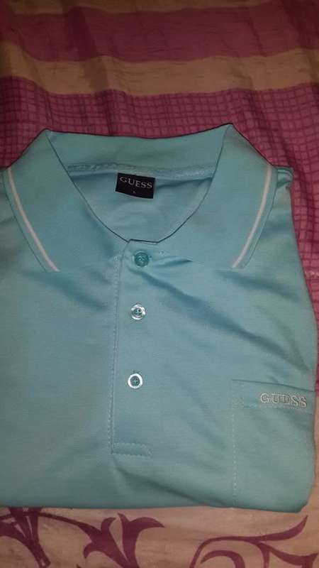 Stunning Light Blue Guess Golfer XXL