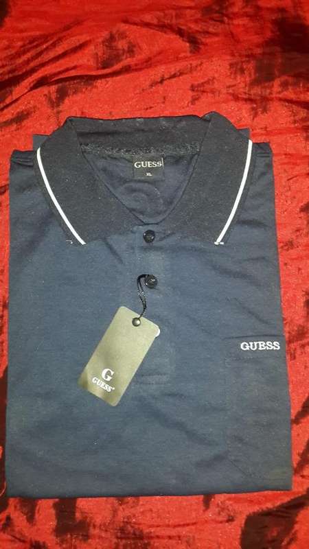 Stunning Navy Blue Guess Golfer XXL