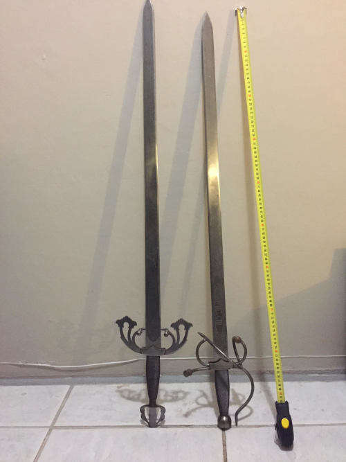 Two Toledo Swords - Colata del Cid and Tizona del Cid 92cm