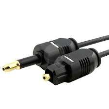 Toslink to Mini Toslink - Audio Digital Optical Cable 1m