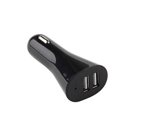 Jetline Dual USB Car Charger in Black