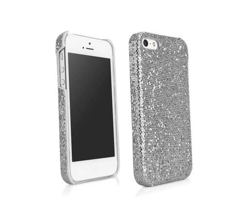 iPhone 5 Glitter Case in Silver