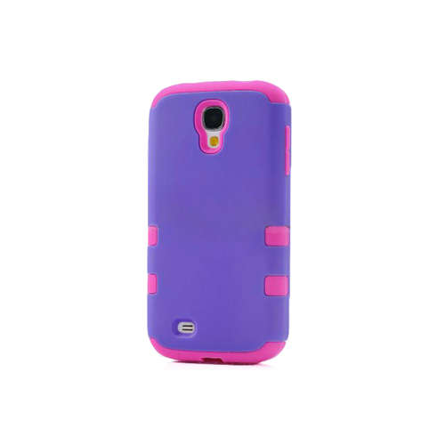 Samsung S4 (3 in 1) Case in Purple & Pink