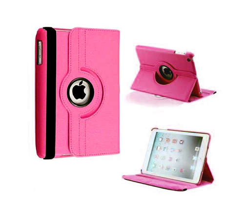 iPad Mini Rotatable Case in Rose Pink (Free Delivery)