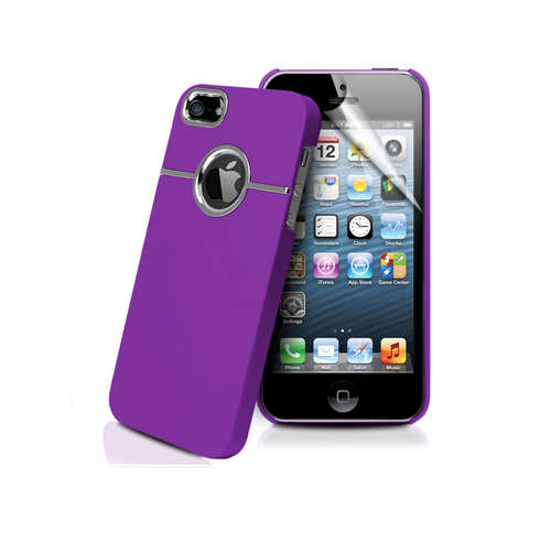 iPhone 5/5S Chrome Case in Purple