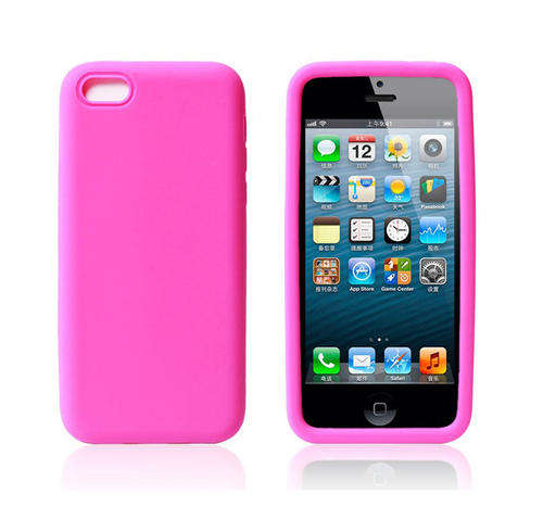 iPhone 5C Silicone Cover in Pink