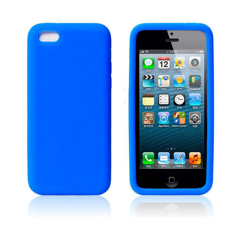 iPhone 5/5S Silicone Cover in Blue
