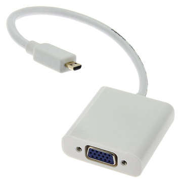 Micro HDMI to VGA  (Free Delivery To Your Door)