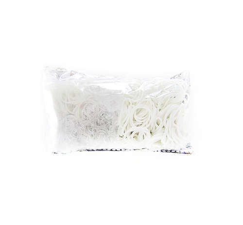 Loom Bands in White - 600 Pieces