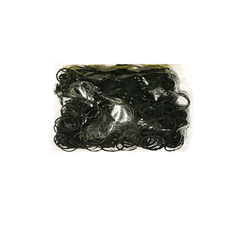 Rainbow Loom Bands in Black - 600 Pieces
