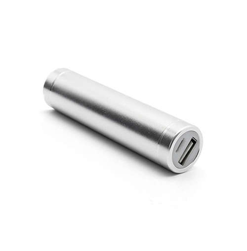 Portable USB Powerbank Battery Charger in Silver