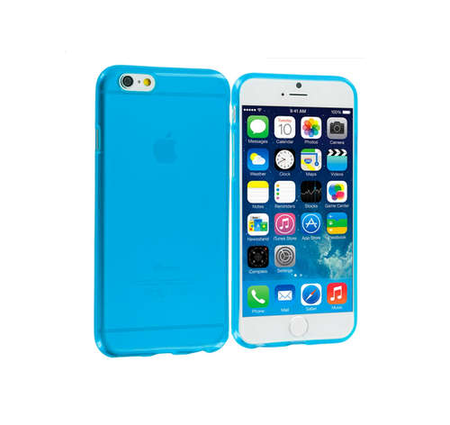 iPhone 6 Plus Bevel Edge Crystal Case in Blue