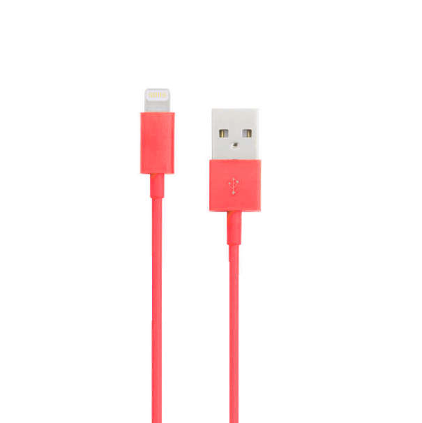 iPhone Cable in Coral (iPhone 5/6)