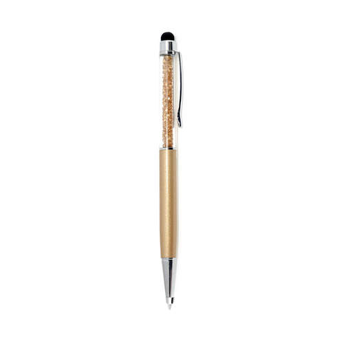 Crystal Stylus Pen in Champagne Gold
