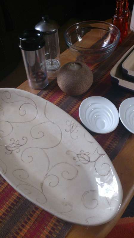 Le Creuset dishes, Wonki Ware dish, Coffee Accessories Etc
