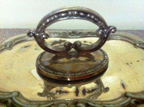 REDUCED!!! Silver Plated Entree Tray with lid