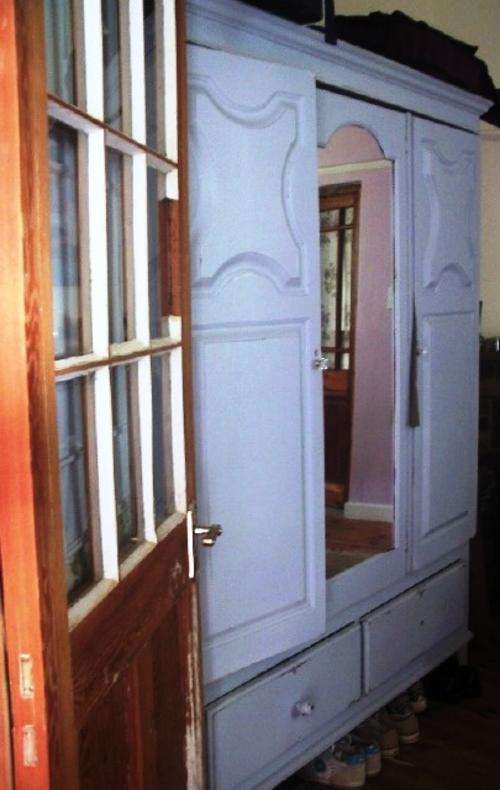 Shabby Chic Rhodesian Teak Wardrobe