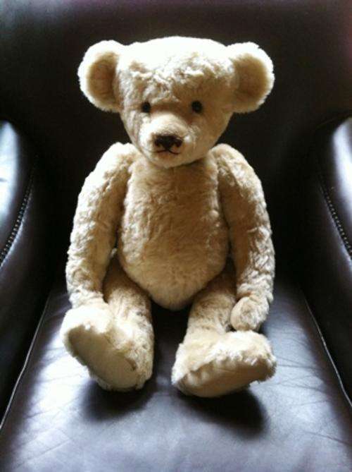 DRASTICALLY REDUCED Gorgeous large hand-made Teddy with Growler