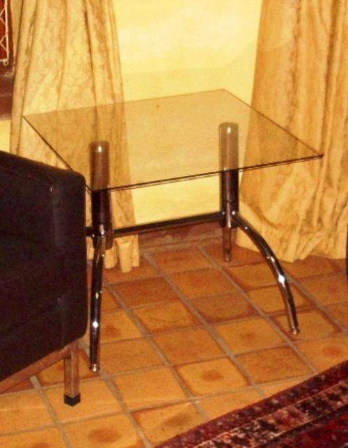 Reduced!!!! Little chrome side table
