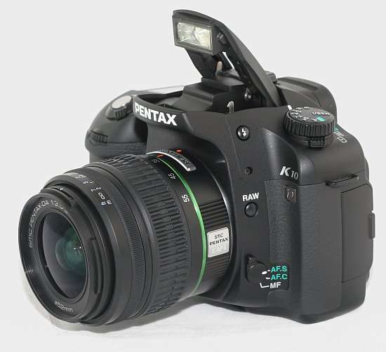 PENTAX K10D CAMERA.WITH 18-55mm +80-200mm + 75-300mm LANS AND BAG